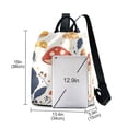 thumbnail image 3 of FORMRS Women's Travel Backpack Purse Anti-Theft Hidden Pockets Casual Shoulder Bag, White Mushroom, 3 of 7