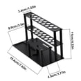 thumbnail image 4 of Bewildely Destornillador llaves soporte taller 2 niveles modelo vehículo estante DIY artesanía mantenimiento pernos almacenamiento estante Kits de construcción modelo, 4 of 6