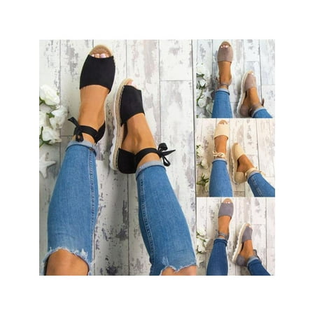Adult Cute Sandals - Meigar 2018 Summer Sandals Women Casual Shoes Women Shoes Size 8 Espadrille Sandals Special Today