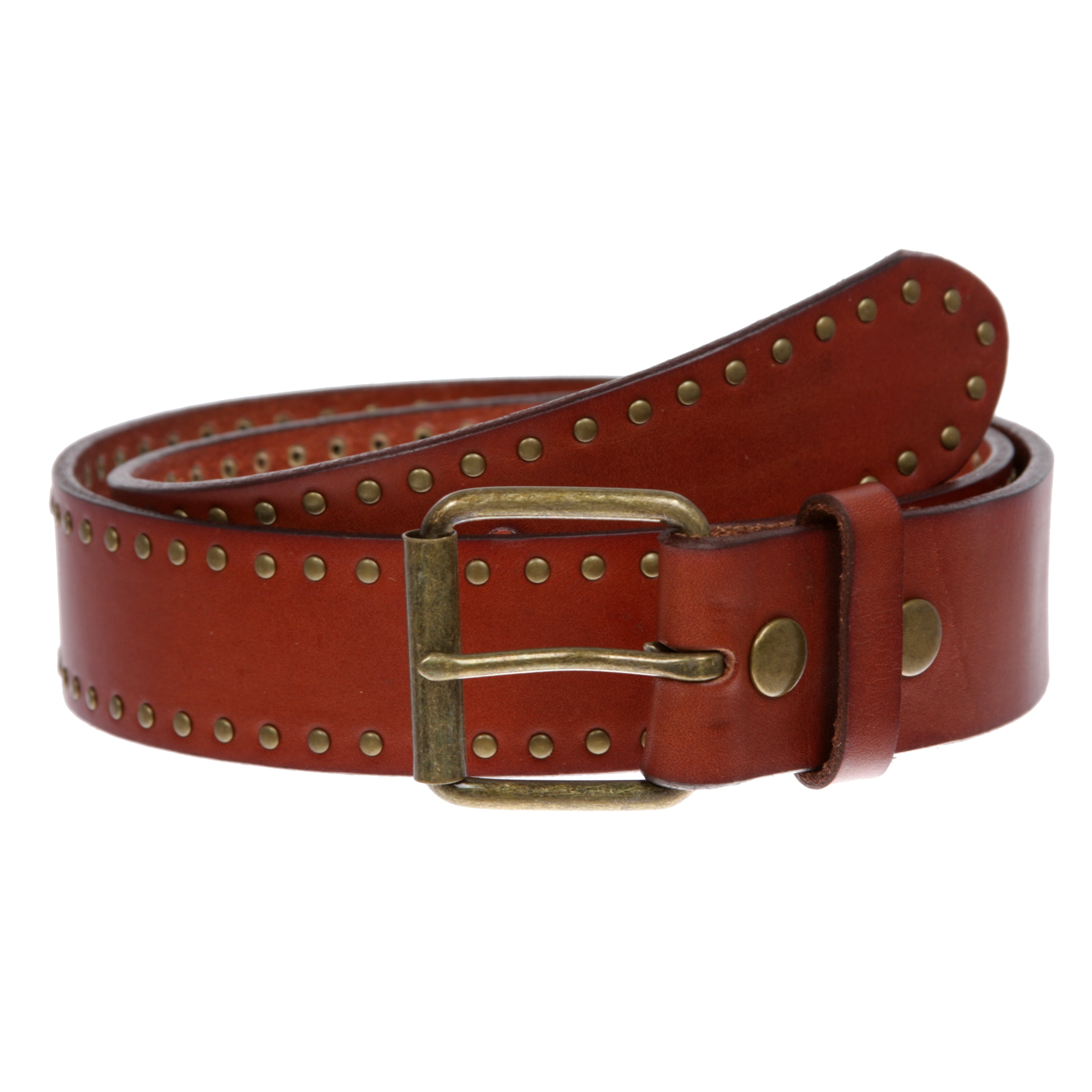 Mens Full Grain One Piece leather belt w/Snaps for Interchangeable Buckles,1.50 Wide USA 
