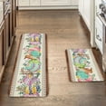 thumbnail image 5 of Kchsji Easter Kitchen Floor Mat Set 15.75x23.62+15.75x47.24" - Absorbent Non Slip Entrance Rug for Kitchen Bathroom Foyer Laundry Room, Party Favors Easter Holiday Decor Floor Mat Set for Home, 5 of 9