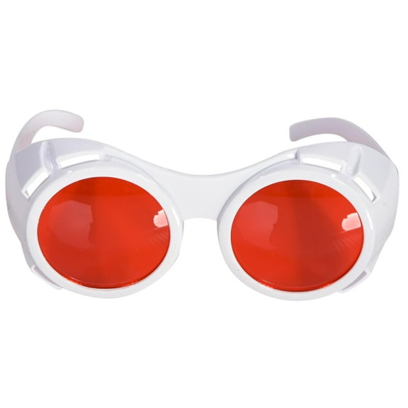 Chocolate Factory Hyper Vision Googles Television Room Glasses with Plastic Frames and Red Lenses Adult Halloween Costume Accessory - One Size Fit Most