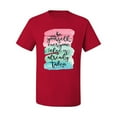 thumbnail image 2 of Wild Bobby, Be Yourself Everyone Else Is Taken Artistic Watercolor Pop Culture Men's Graphic T-Shirt, Red, X-Large, 2 of 3