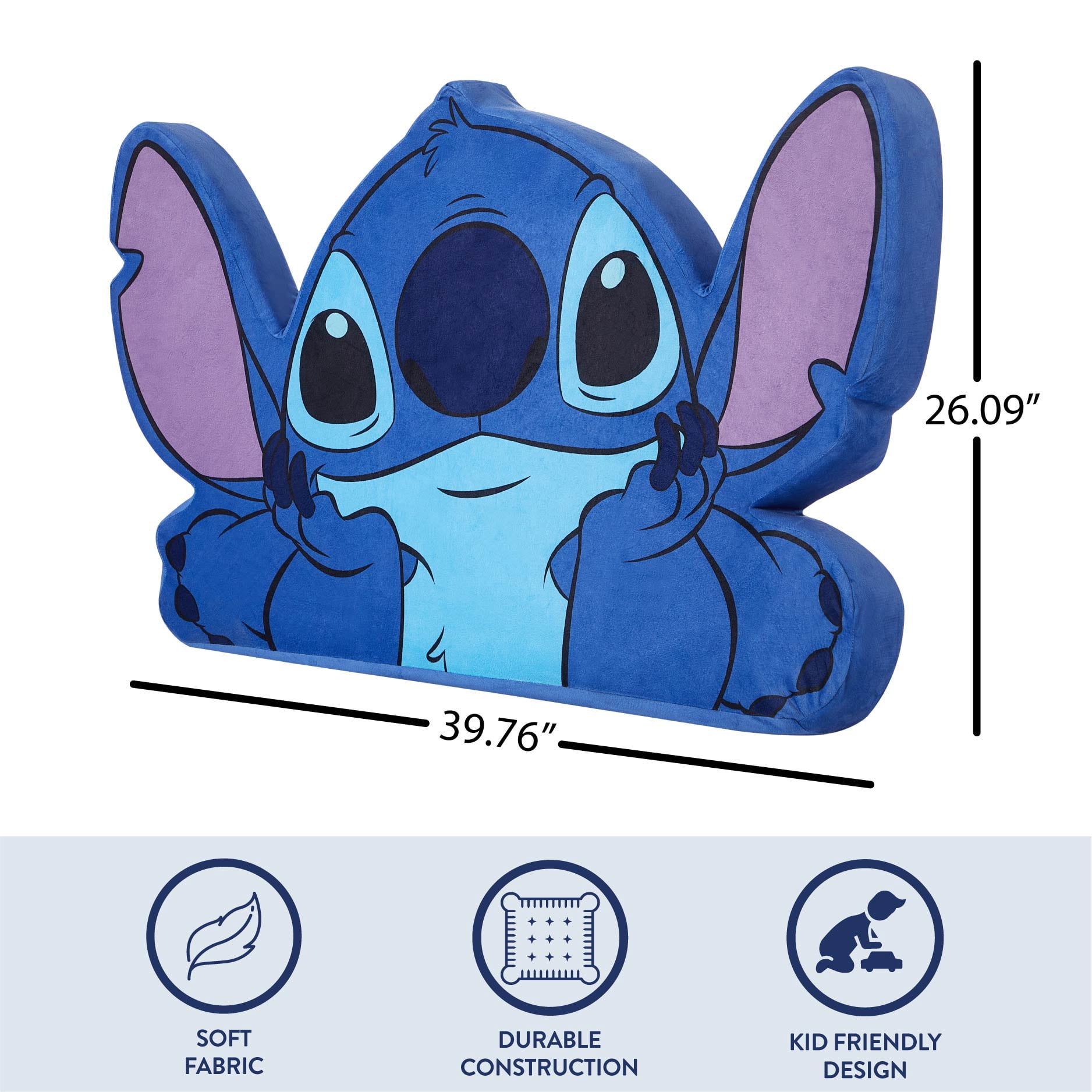 Stitch Kids Figural Compressed Headboard, Twin Size