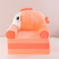 thumbnail image 1 of Foldable Kids Sofa Cartoon Pattern OEKO Class 1 Certified Fabric 3 Stage Transformation Washable Cover for Kindergarten Nap Play, 1 of 4