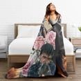 thumbnail image 6 of Josh Actor Hutcherson Blanket Soft Throw Blanket Micro Fleece Fuzzy Blankets Thin Bed Couch Decor for Men Women Adult Nap Bedroom Office All Season 40x30 in, 6 of 9