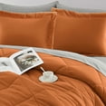 thumbnail image 2 of Nanshing Anneli 7 Piece Comforter Set, King, Burnt Orange, 2 of 4