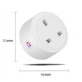 thumbnail image 4 of 4 Pcs Tuya Zigbee Smart Socket 16A Home Powers Monitor Powers Outlet Smart Life Voice Control Alexa, 4 of 5
