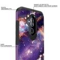 thumbnail image 4 of FINCIBO Purple Hybrid Case Hard Plastic TPU Slim Back Cover for Alcatel 7 Folio 6062W 6", Purple Milky Way Galaxy, 4 of 7