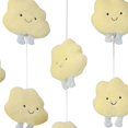 thumbnail image 4 of Adornos de nubes Nubes colgantes Cortina de puerta Arte lindo 3D de nubes Decoraciones para vacaciones Cenefa de ventana Sala de estar Boda Cumpleaños Amarillo Gloria Cortina Colgantes Nubes, 4 of 9