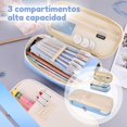thumbnail image 3 of Lapicera Organizadora Expandible de Gran Capacidad para Lápices y Útiles Escolares Color Azul, 3 of 7