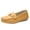 Yellow, variant on Modisza Womens Slip on Loafers for Business Work Leather Flat Driving Walking Shoes Non Slip Outdoor Casual Loafer Side 8 Black