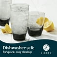 thumbnail image 5 of Libbey Classic Rocks and Tumbler Glass Cups Set, Elegant Mixed Drink Glasses Set with Modern Clean Lines, Dishwasher Safe Drinkware Set of 16, 5 of 6