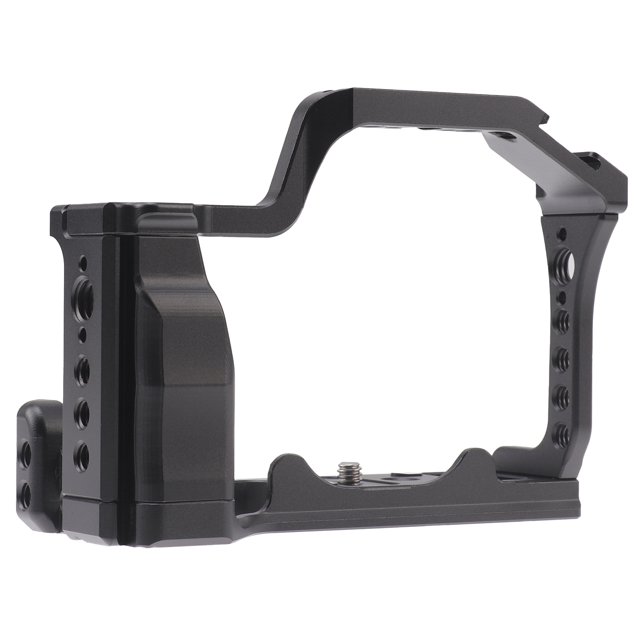 Cámara Jaula de cámara Irfora Jaula de cámara Reemplazo de jaula de video de aleación de aluminio para Canon M5 M50 M50II Cámara sin espejo con montaje de zapata fría Agujeros de tornillo de 1/4 pu Irfora Jaula de cámara