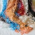 thumbnail image 6 of Sheer Floral Lace Mantilla Veil, Triangle Catholic Head Scarf for Church, 6 of 21