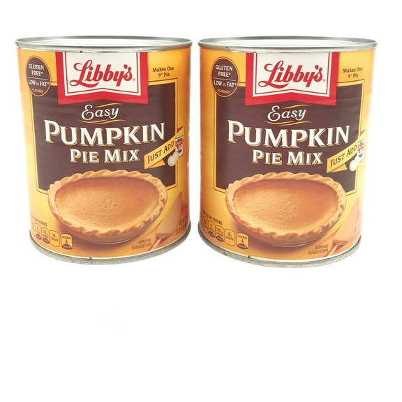 Libby's Easy Pumpkin Pie Mix - Gluten Free - 30 Ounce (2-Pack), For One 9 Inch Pie