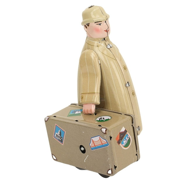 Figura De Juguete De Cuerda, Juguete De Cuerda Vintage, Hojalata Vívida Decorativa Hecha A Mano Para Bar