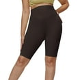 thumbnail image 2 of BSDJILFG Mens Athletic Shorts 5'Inseam Yoga Shorts Athletic Casual Stretch Butt-Lifting Workout Solid Color Booty Pants for Sports Fitness Jogging Gym Training, 2 of 3