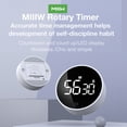 thumbnail image 2 of MIIIW S02 Digital Kitchen Timer LED Display Magnetic Countdown Countup Timer for Classroom Cooking Exercise Rotary Visual Timers for Kids Seniors, 2 of 8