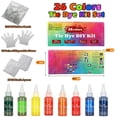 thumbnail image 6 of Tie Dye Kit, Fabric Dye 26 Colors Tie Dye All-in-1 with 132 Packs Accessories Tie Dye for Kids & Adults Perfect for Christmas Gift,Family Member,Group Activities, 6 of 7