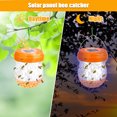 thumbnail image 1 of Trampa para avispas para colgar al aire libre, receptor de abejas, 40 mAh, control de plagas reutilizable (naranja, 1 unidad), 1 of 8