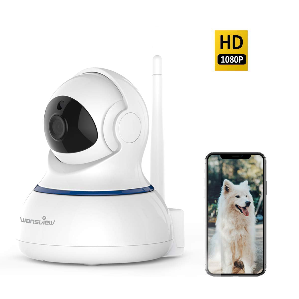 Wansview Wireless 1080P IP Camera WiFi Home Security Surveillance Camera 