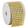 thumbnail image 5 of LYUMO 3PCS Rhinestone Mesh Roll Shiny Diamond Wrap Ribbon Trim DIY Hand Made Decoration,Clothes Decoration,RhinestoneTrim, 5 of 8