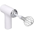 thumbnail image 3 of Gemegraclee Electric Hand Mixer Whisk, 3 Speed Handheld Electric with Charging Cable, Small Lightweight Mixer Electric Handheld for Egg, Milkshake Cream, Cake, Baking (White) G363, 3 of 7