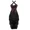 Black Black, variant on Corsets for Women Bustiers Overbust Top 2 Pieces Set Halter Brocade Floral Plus Size Black XS