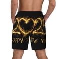 thumbnail image 4 of Goofa Happy New Year 2025 D Printed Men's Swim Trunks Board Shorts Quick Dry Mens Swimming Trunks with Compression Liner,Breathable Fit Hawaii Beach Shorts-Large, 4 of 9