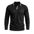 thumbnail image 3 of LONKITO Long Sleeve Shirts for Men Casual Polo Shirt with Collar Breathable Slim Fit Shirts, 3 of 8