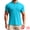 Bright Blue, variant on DARING DIVA Men's Solid Stretch Short Sleeve Slim Fit Golf Shirt S White
