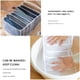 thumbnail image 4 of 2 cajas de almacenamiento plegables para ropa, jeans, 7 compartimentos blancos para pantalones, leggings, camisetas, 4 of 5