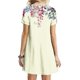 thumbnail image 5 of Puntoco Vestido De Manga Corta Para Mujer Vestido De Cuello Redondo Con Estampado Floral Vestido De Cuello Redondo De Manga Corta Color M,Regalos Para Mujer Joven, 5 of 5