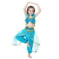 thumbnail image 6 of Girls Jasmine Princess Costume Dress up for Birthday Halloween Christmas Party, 6 of 7