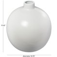 thumbnail image 4 of DecMode 17" Matte White Ceramic Vase, 4 of 12