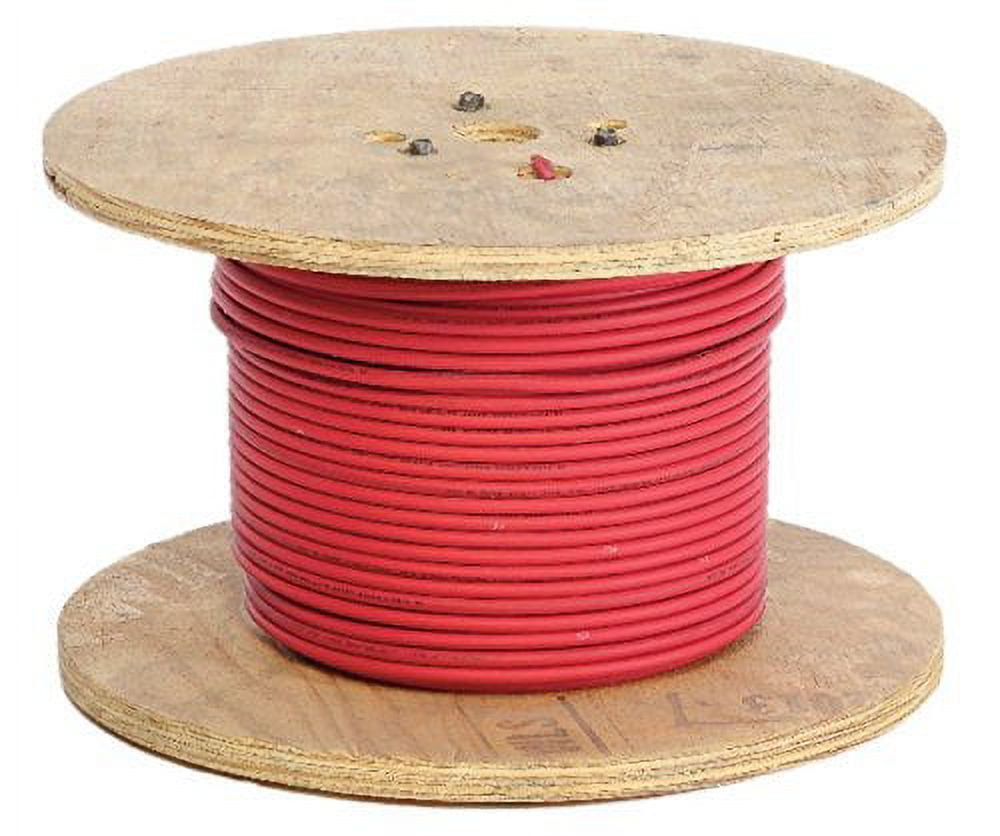 6 Ga. Red Welding Cable - (price per 10 feet)