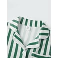 thumbnail image 6 of AceBaby Christmas Matching Pajamas for Family Striped Holiday Loungewear Soft Sleepwear Outfits, 6 of 10
