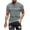 Navy, variant on Lmnyox Men's Short Sleeve T Shirt Casual Striped Print Crew Neck Tee Big and Tall Summer Beach Shirts Tops