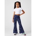 thumbnail image 5 of 3-4Y Girls Colored Flared Pants Digital Print Trousers Slim-Fit Wide Leg Flare for Spring Summer Autumn, 5 of 6