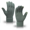 thumbnail image 2 of Unisex Winter Warm Knit Gloves Touch Screen Gloves for Men Women Outdoor Daily Cold Weather Thermal Gloves, 2 of 6