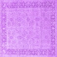 thumbnail image 1 of Ahgly Company Indoor Square Oriental Purple Industrial Area Rugs, 8' Square, 1 of 4