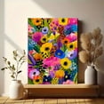 thumbnail image 6 of Vibrant Floral Burst Canvas Print, Perfect for Living Room, Bedroom, Kitchen, Office, Dining Room Decor, 6 of 8