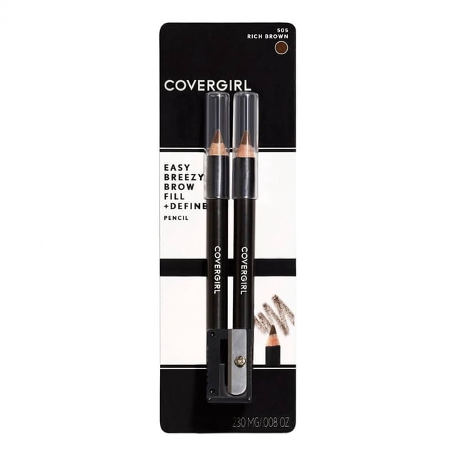 Lápiz para cejas Covergirl y ojos 505 rich brown 230 mg