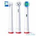thumbnail image 3 of Replacement Toothbrush Heads Compatible Oral B Electric Toothbrush- 4 Precision Brush Heads Fits Braun Pro 1000 1500 Clean 3000 5000 6000 8000 9000 Vitality, Triumph & More, 3 of 7