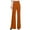 Orange, variant on Aofany Women Stretch Pants Casual Work Lounge Pant Fashion Button Office High Waist Straight Wide Leg Trouser