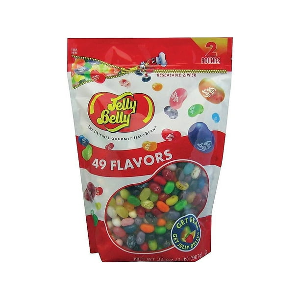 Jelly Belly 49 Flavors Chewy Assorted 32 Oz. (83748) 593705 Walmart