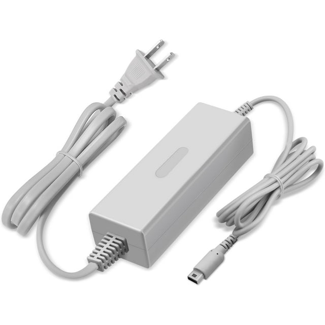 Cargador para Gamepad de Wii U, cable de carga de repuesto para adaptador de corriente CA para Gamepad de Nintendo Wii U