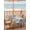 Blue Beige, variant on Outdoor Tablecloth with Umbrella Hole and Zipper, Easter Rectangle Table Cloth 54x80 Inch Waterproof Tablecloth, Farmhouse Retro Spring Rabbits Gnomes Blue Flowers Picnic Table Cover for Patio