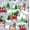 Christmas Animal Trucks, variant on Scrubs for Women V-Neck Scrub Top - Christmas Thanksgiving Halloween Holiday Prints